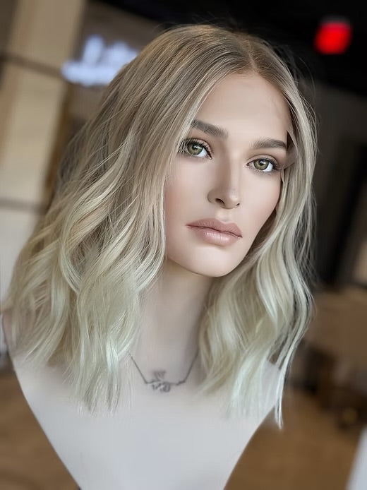 16 inches blonde highlighted