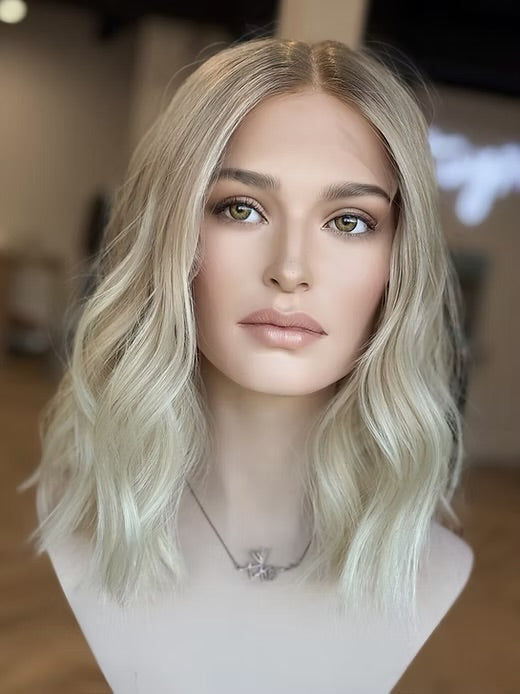16 inches blonde highlighted