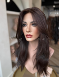 20 inches brown wig