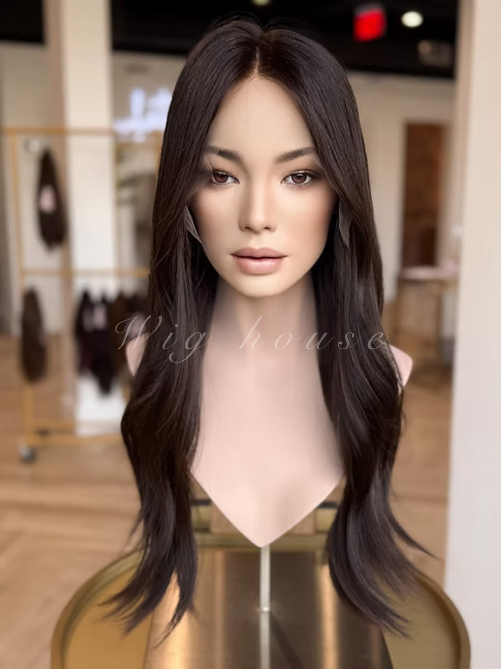 Light density 24 inches natural color wig