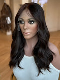 22 inches black wig ( أسود )