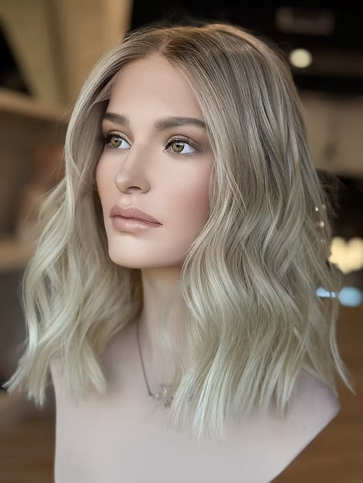 16 inches blonde highlighted