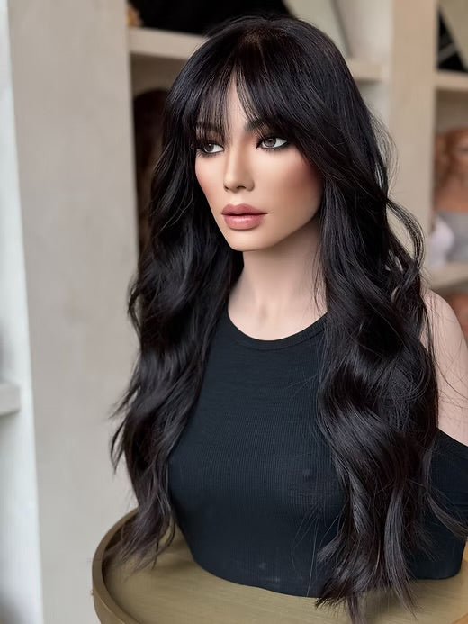 24 inches Bangs wig