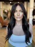 24 inches black wave wigباروكة ٢٤ انش أسود ويفي