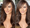 22 inches brown wig