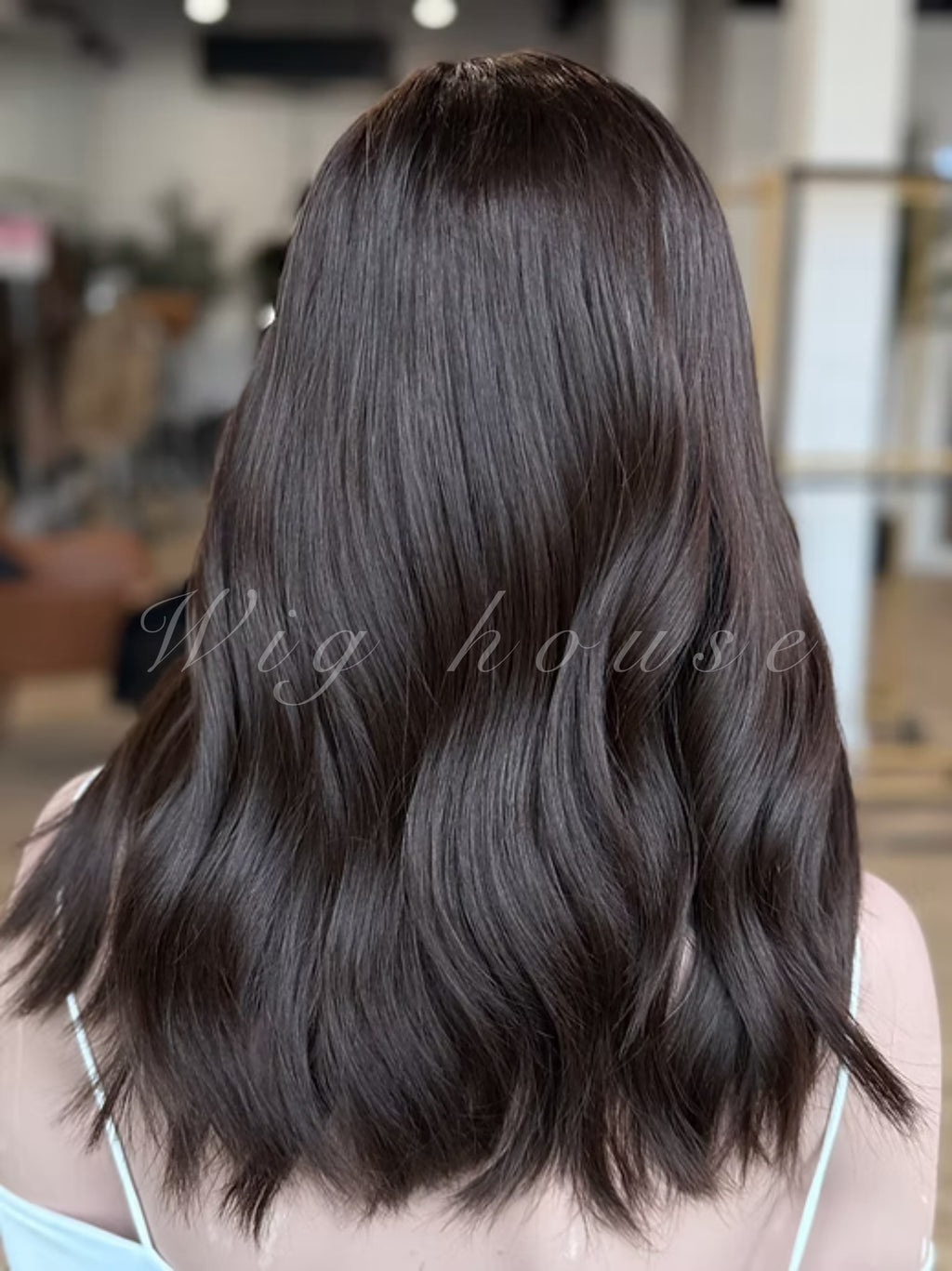 16 inches brown wave wigباروكة ١٦ انش بني ويفي