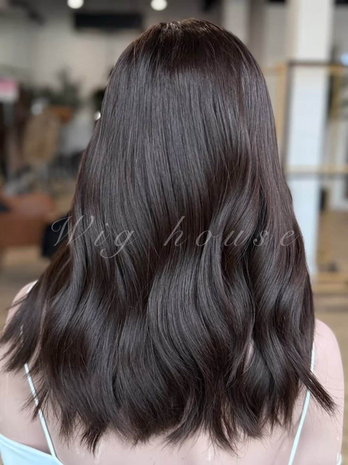16 inches brown wave wigباروكة ١٦ انش بني ويفي