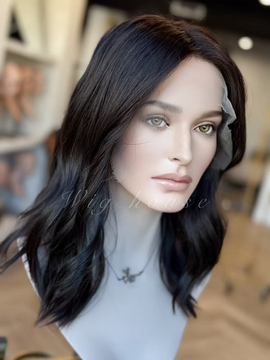 16 inches natural color wig