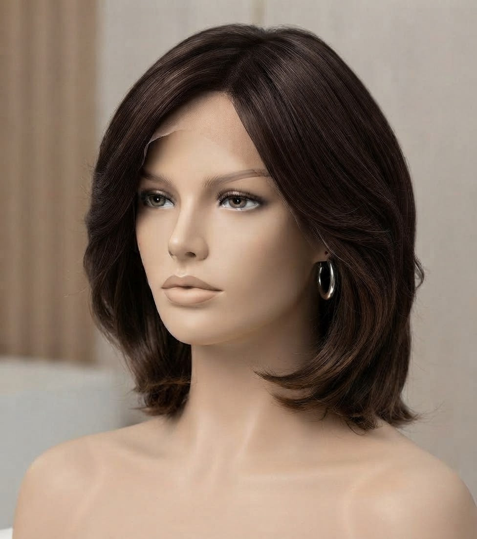 14 inches wig natural color