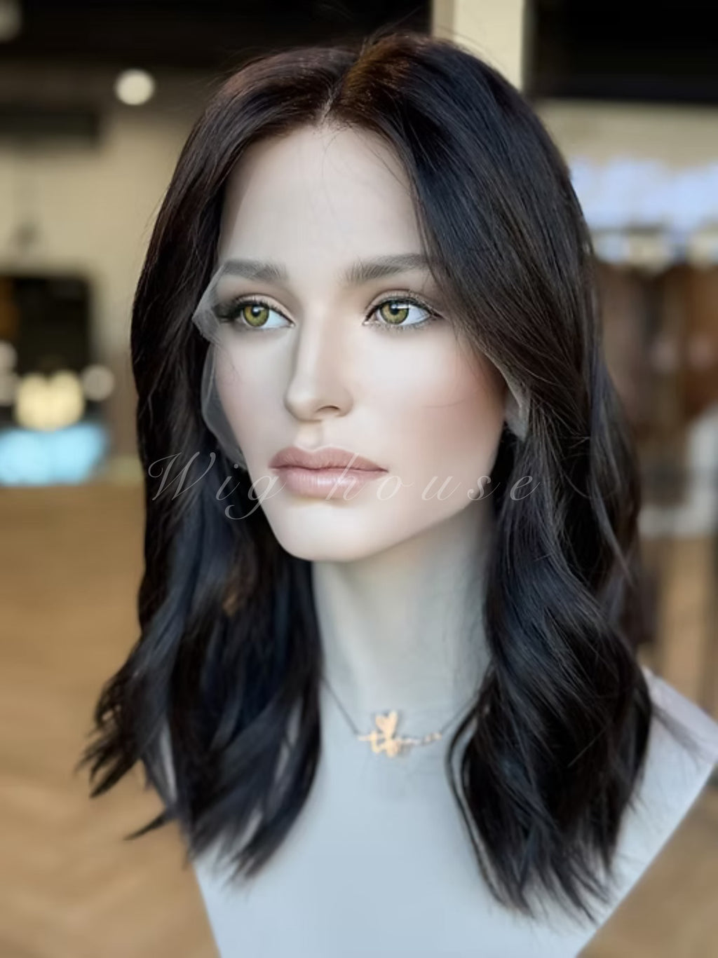 16 inches natural color wig