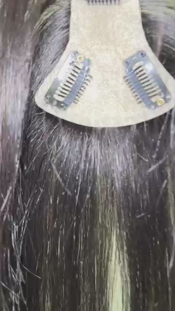 Hair Topper without Bangs